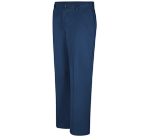 Picture of PC45 NAVY WOMEN'S PLAIN FRONT COTTON PANT