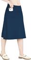 Picture of CZRL24 NAVY WOMENS MODEST KNEE LENGTH SKORT